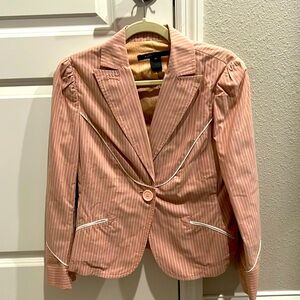 Pink MarcJacobs Pinstripe Blazer Size 10